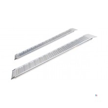 Sæt med faste aluminiumsramper 2000 kg 2000 x 320 mm brugbar bredde 260 mm MW Tools