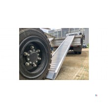 Sæt med faste aluminiumsramper 2000 kg 2000 x 320 mm brugbar bredde 260 mm MW Tools