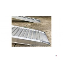 Set vaste oprijplaten aluminium 2790 kg 2950 x 300 mm bruikbare breedte 240 mm MW Tools
