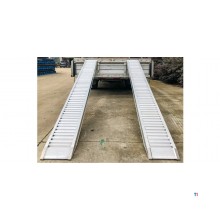 Set vaste oprijplaten aluminium 2790 kg 2950 x 300 mm bruikbare breedte 240 mm MW Tools