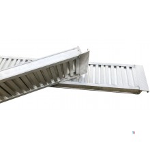 Set vaste oprijplaten aluminium 2790 kg 2950 x 300 mm bruikbare breedte 240 mm MW Tools