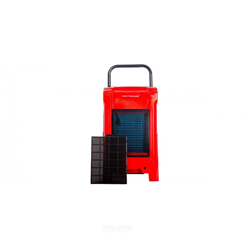 Industriële mobiele bouwdroger PE 90L/dag met pomp en 3 kW warmeluchtblazer elektrisch – Optimale efficiëntie MW Tools