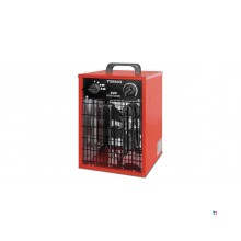 Industriële mobiele bouwdroger PE 90L/dag met pomp en 3 kW warmeluchtblazer elektrisch – Optimale efficiëntie MW Tools