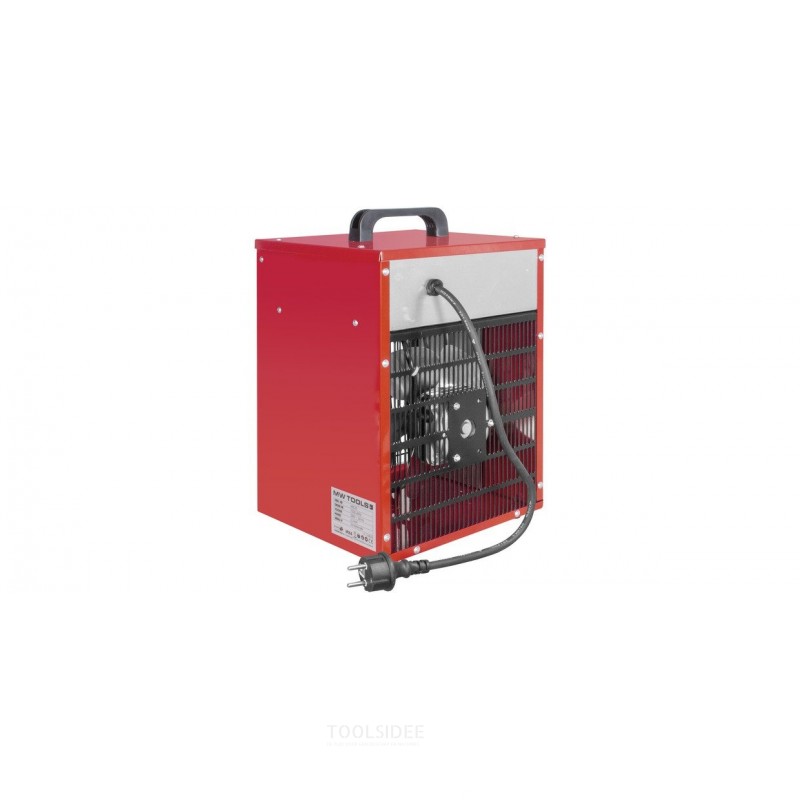 Industriële mobiele bouwdroger PE 90L/dag met pomp en 3 kW warmeluchtblazer elektrisch – Optimale efficiëntie MW Tools