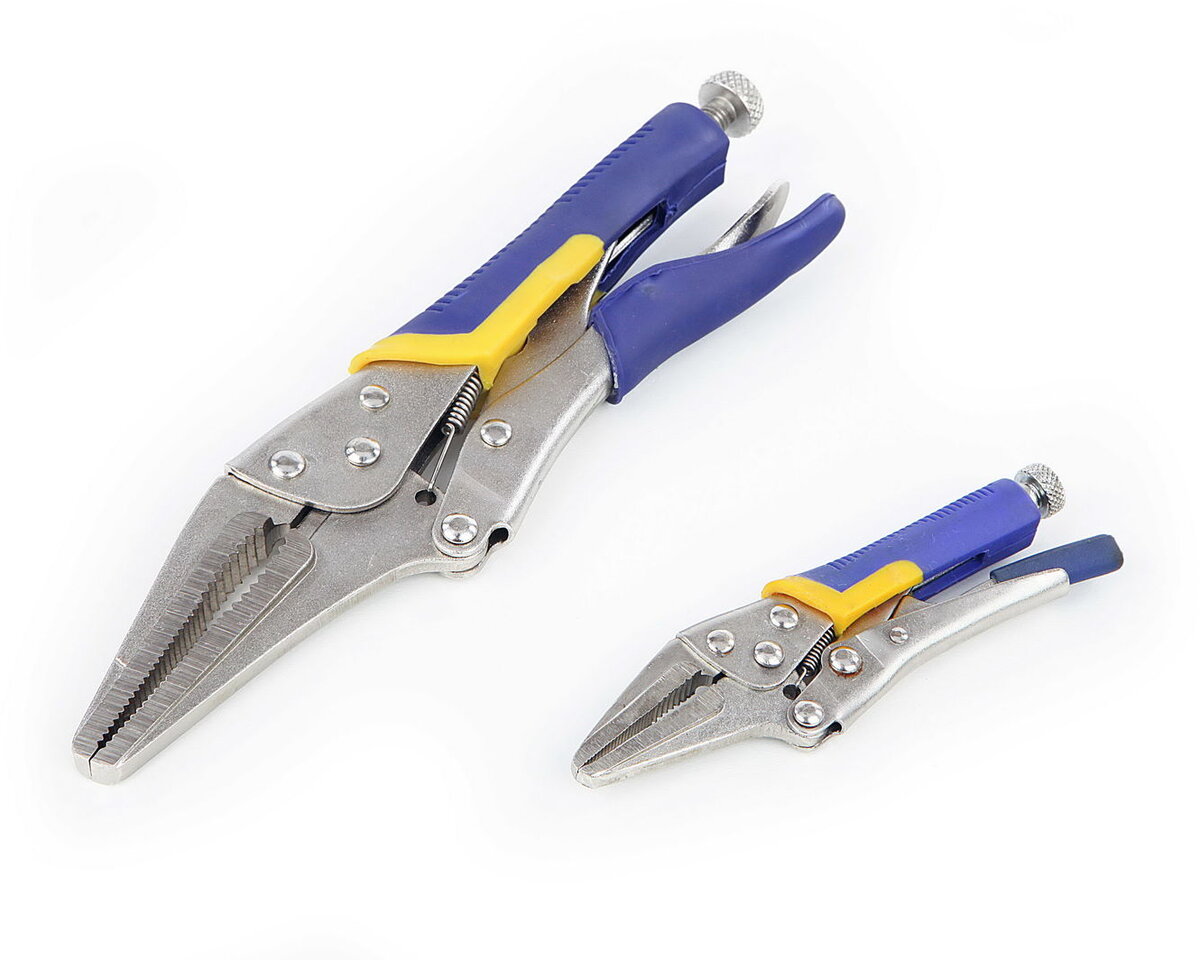 HBM locking pliers model 2 with soft grip HBM locking pliers model 2 with soft grip