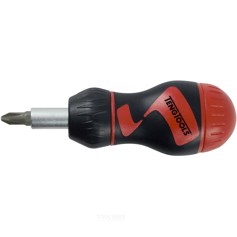 Schroevendraaier-Bitshouder + Bitsen 6dlg Teng Tools