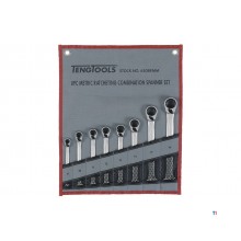 Set ratelsteekringsleutels L/R 8-19mm 8dlg Teng Tools