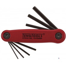 Allensleutelset boekvorm 7st  Teng Tools