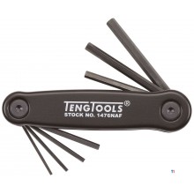 Allensleutelset boekvorm 7st  Teng Tools