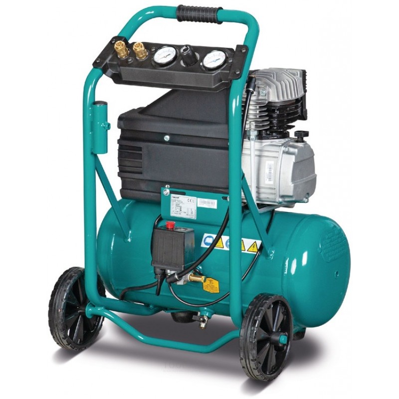 Werfcompressor mobiel ketel 24 L 2,2 kw / 3 Pk 284 L/min 10 bar 230V Aircraft
