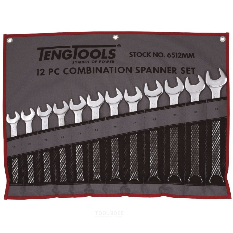Set van 15 steekringsleutels van 5,5 tot 19 mm Teng Tools