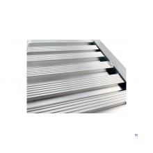 Sæt med korte ramper i aluminium 3000 kg 1260 x 300 mm brugbar bredde 240 mm MW Tools