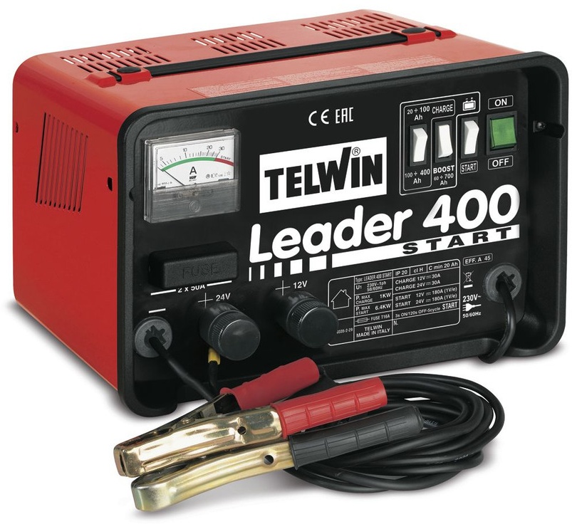 Telwin batterioplader med START-funktion