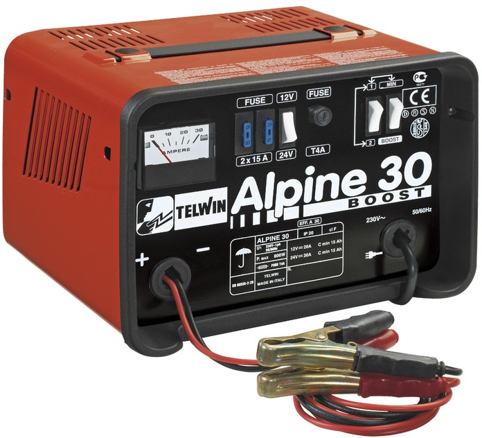 Monofazige batterijlader met boost functie Telwin