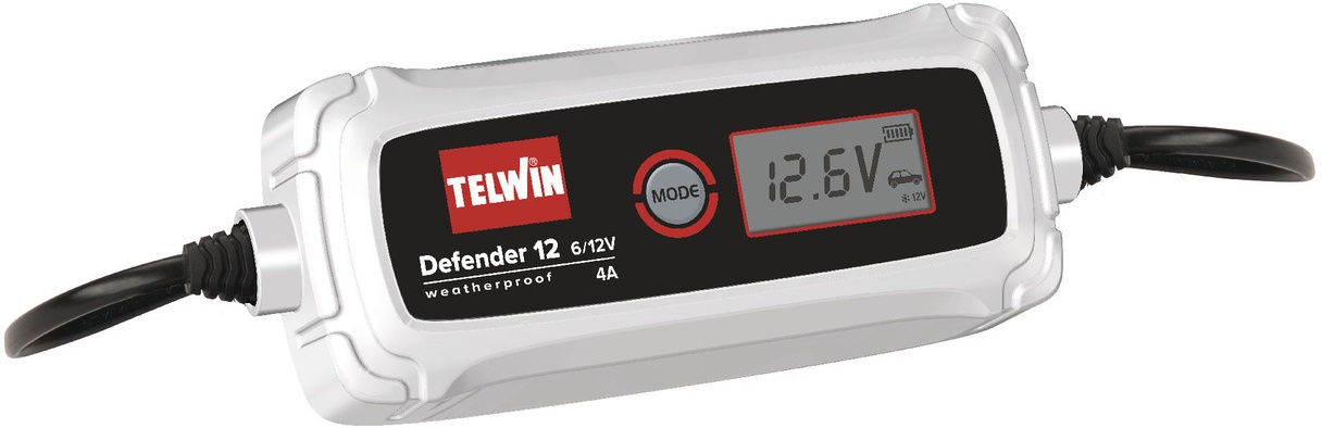 Elektronisk batterioplader vedligeholdelsesoplader 6/12V 2/4A Telwin