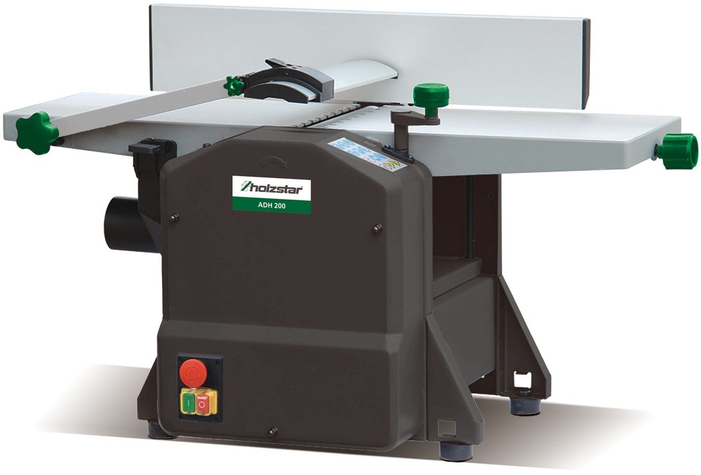 Bærbar kombineret høvl/tykkelseshøvl 204 mm 2 høvlblade 1,5 kW 230V Holzstar Bærbar kombineret høvl/tykkelseshøvl 204 mm 2 høvlblade 1,5 kW 230V Holzstar