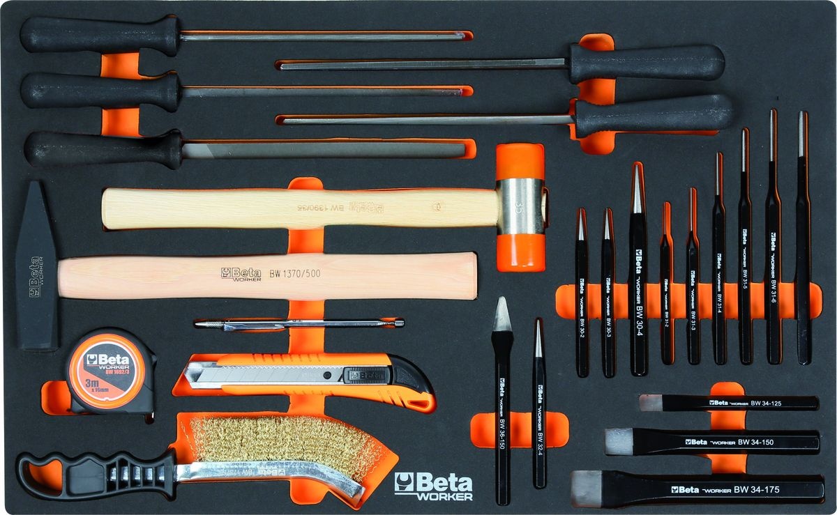 Beta XL Fyldt værktøjsvogn C2400S - 398 Dele. Beta XL Fyldt værktøjsvogn C2400S - 398 Dele.