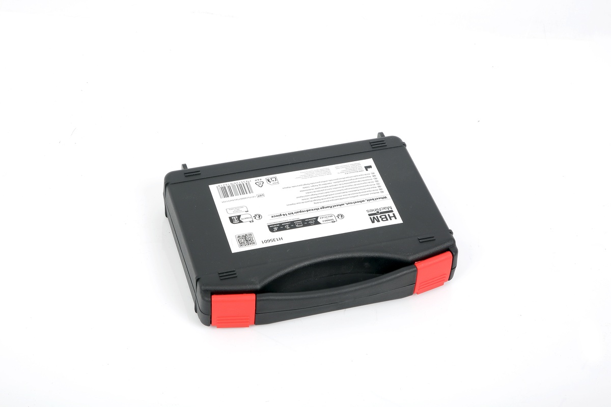 HBM wielbout, wielmoer, wielflens schroefdraad reparatieset 14-delig