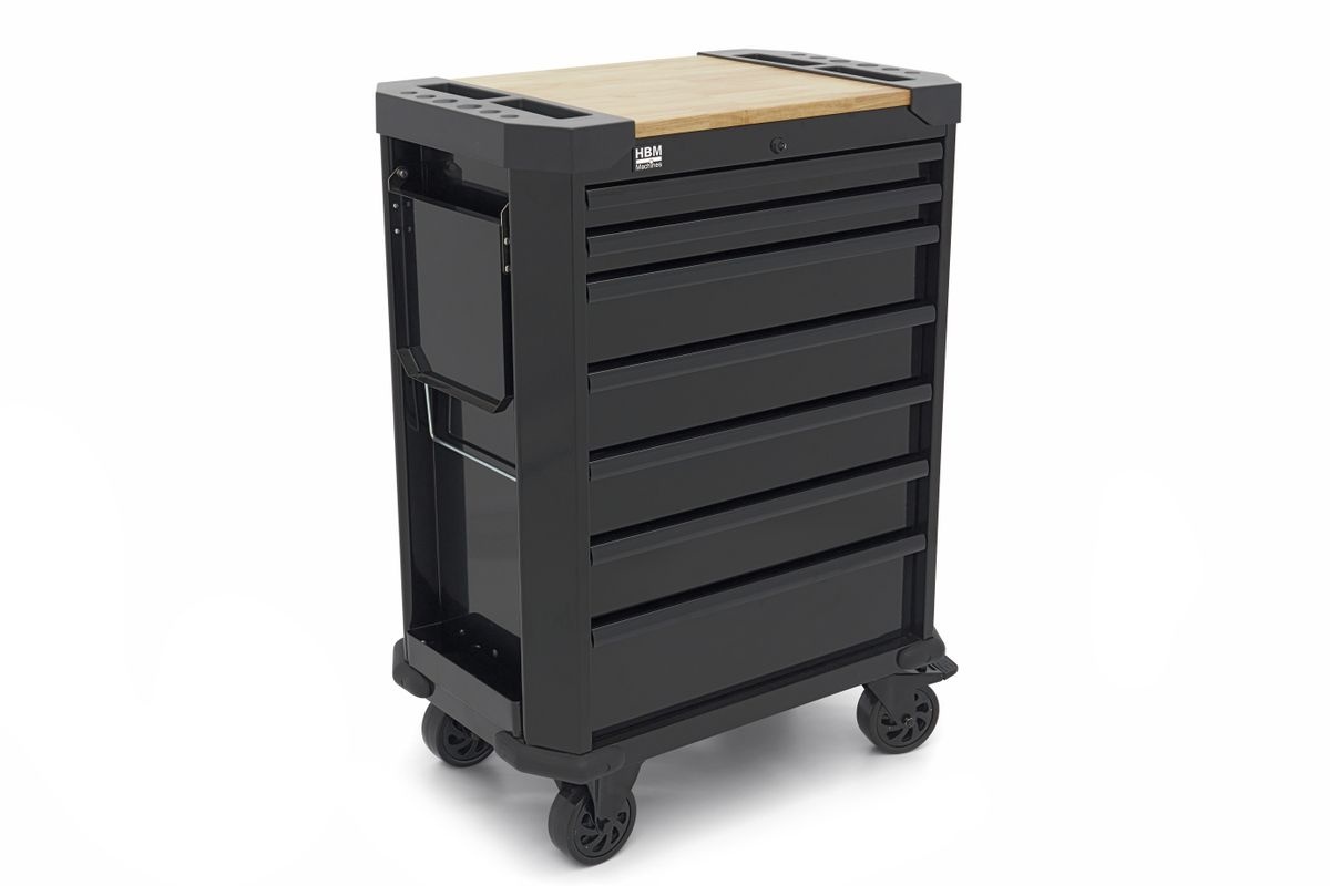 HBM gereedschapswagen 7 laden 71 cm zwart HBM gereedschapswagen 7 laden 71 cm zwart