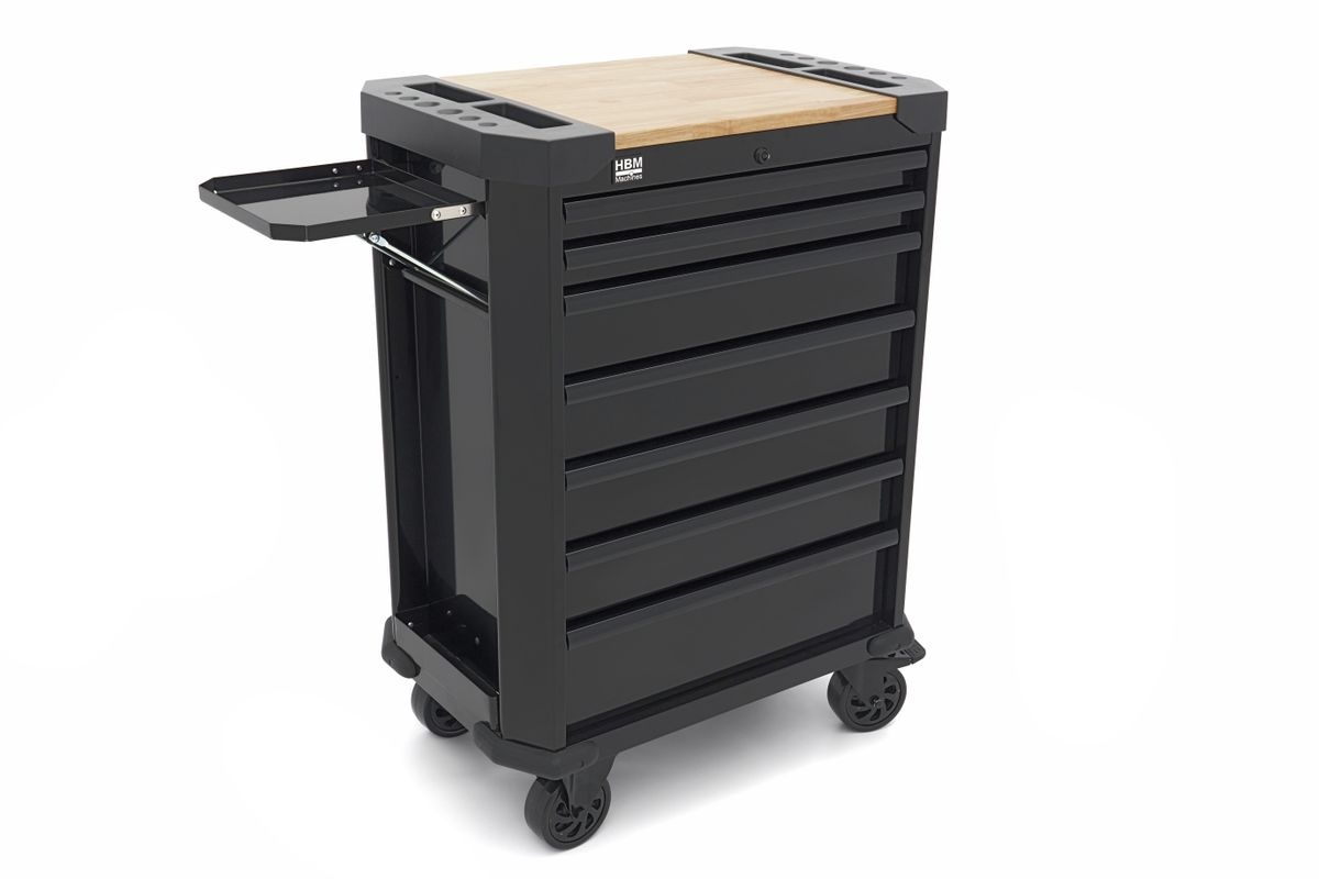 HBM gereedschapswagen 7 laden 71 cm zwart HBM gereedschapswagen 7 laden 71 cm zwart