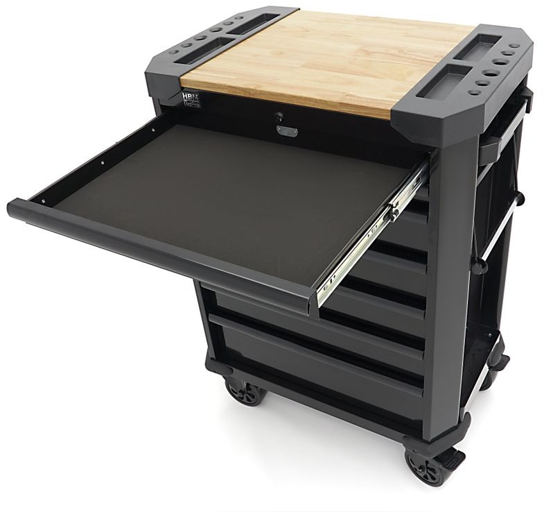 HBM gereedschapswagen 7 laden 71 cm zwart HBM gereedschapswagen 7 laden 71 cm zwart
