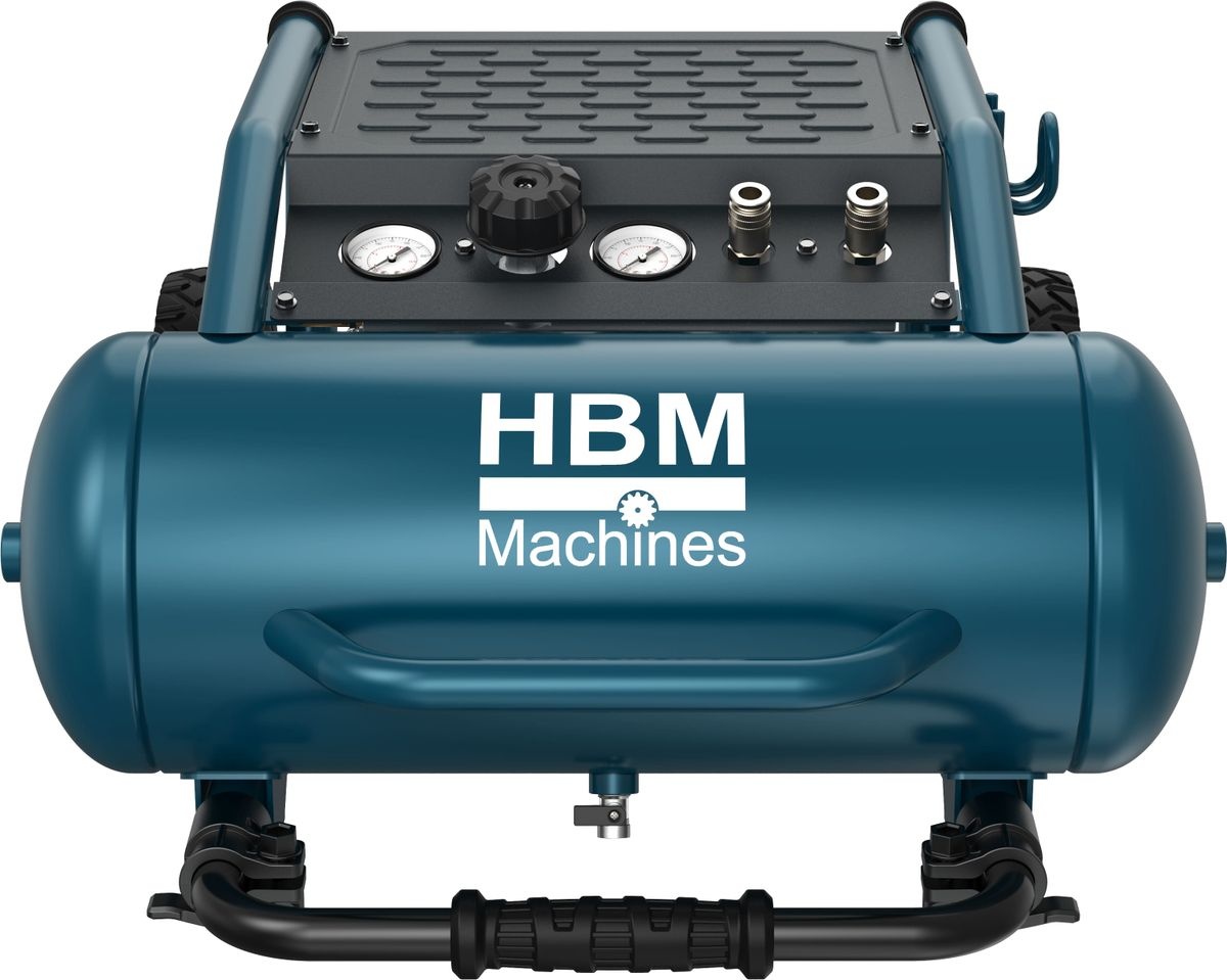 HBM oliefri stille kompressor, 19 liter.