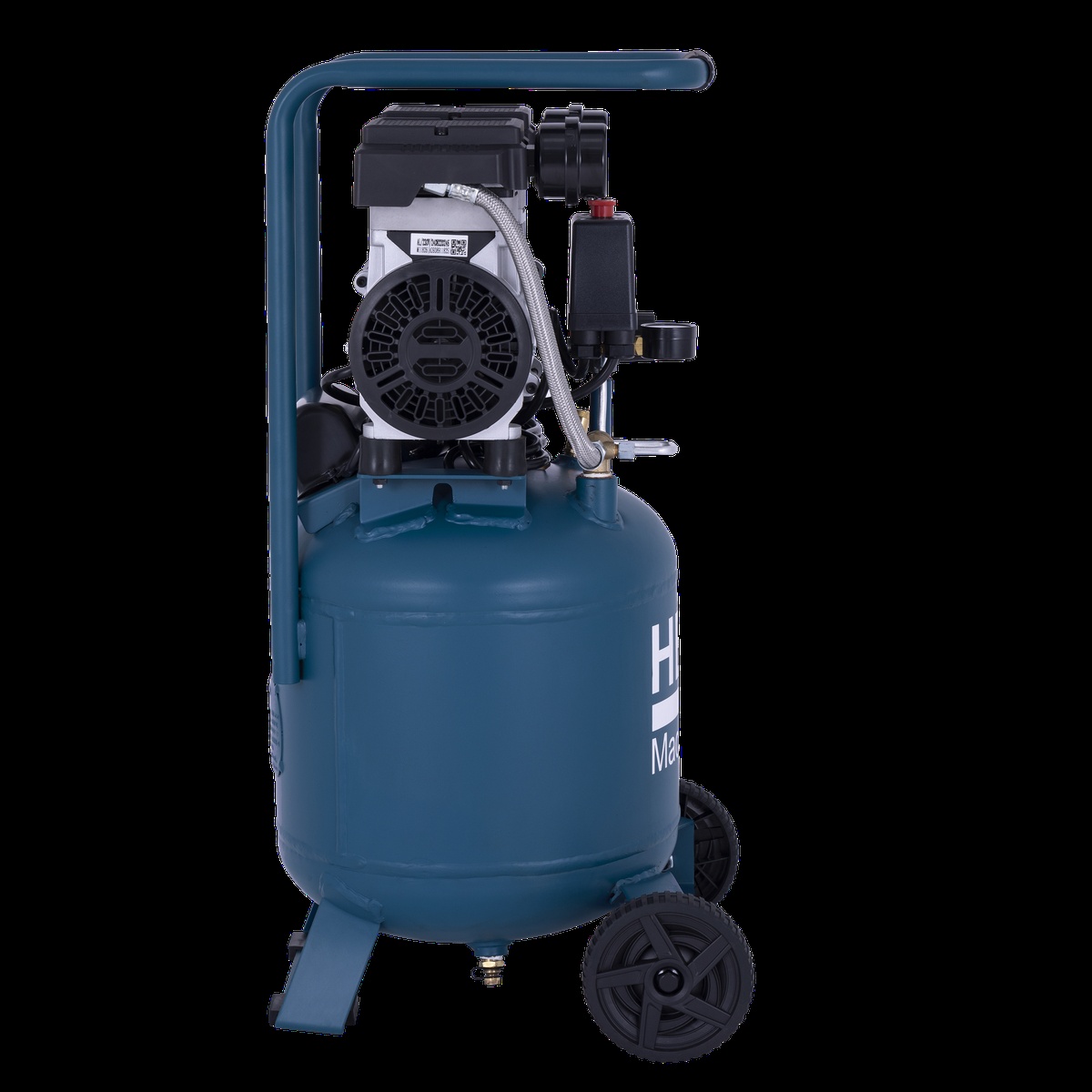 HBM lodret støjsvag kompressor, 24 liter. HBM lodret støjsvag kompressor, 24 liter.