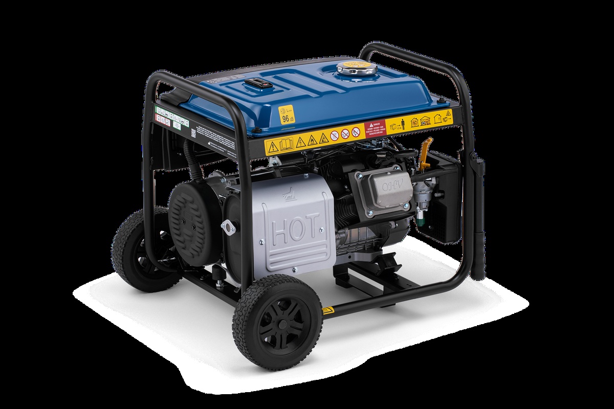 HBM aggregat, generator 322 cc med benzinmotor 230V 5500W. HBM aggregat, generator 322 cc med benzinmotor 230V 5500W.