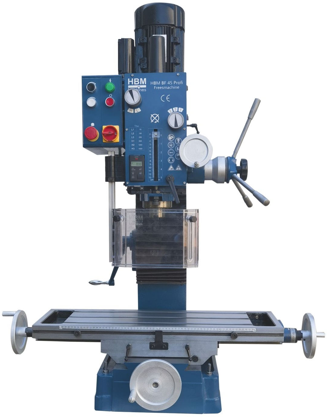 HBM fræsemaskine BF 45 230 Volt HBM fræsemaskine BF 45 230 Volt