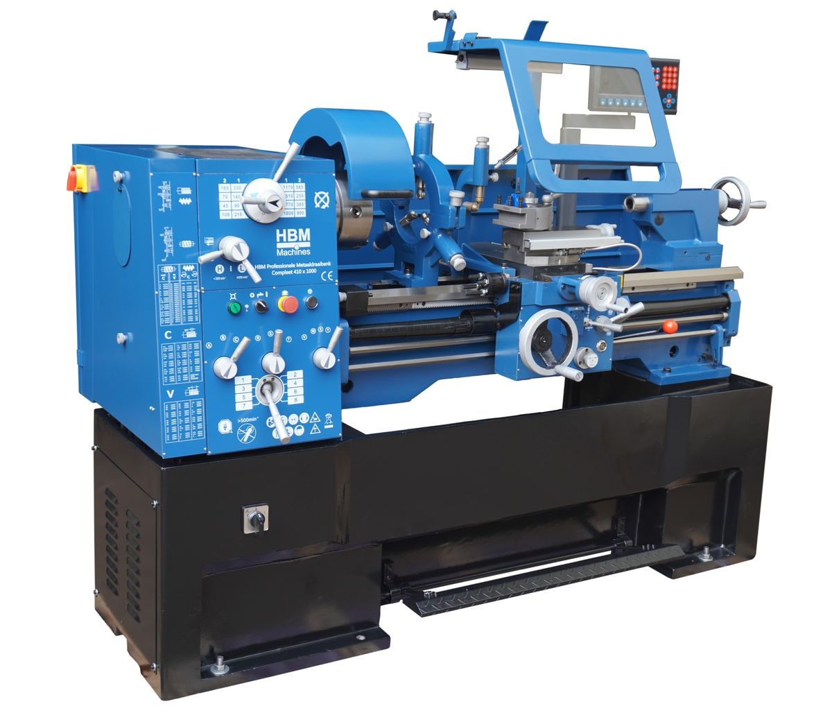 HBM metaldrejebænk 410x1500 DRO 400 Volt HBM metaldrejebænk 410x1500 DRO 400 Volt