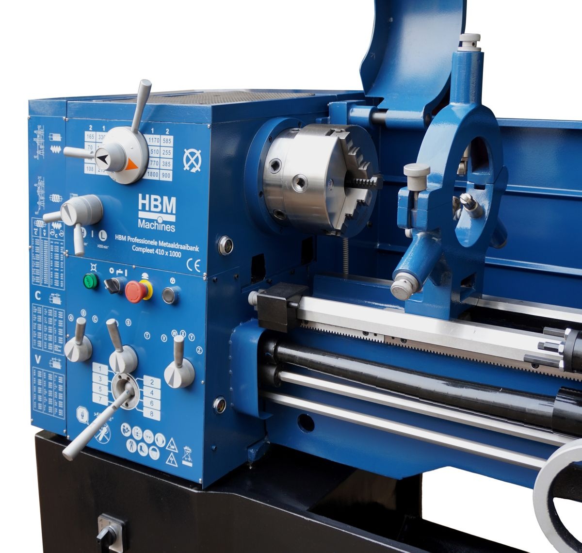HBM metaldrejebænk 410x1500 DRO 400 Volt HBM metaldrejebænk 410x1500 DRO 400 Volt