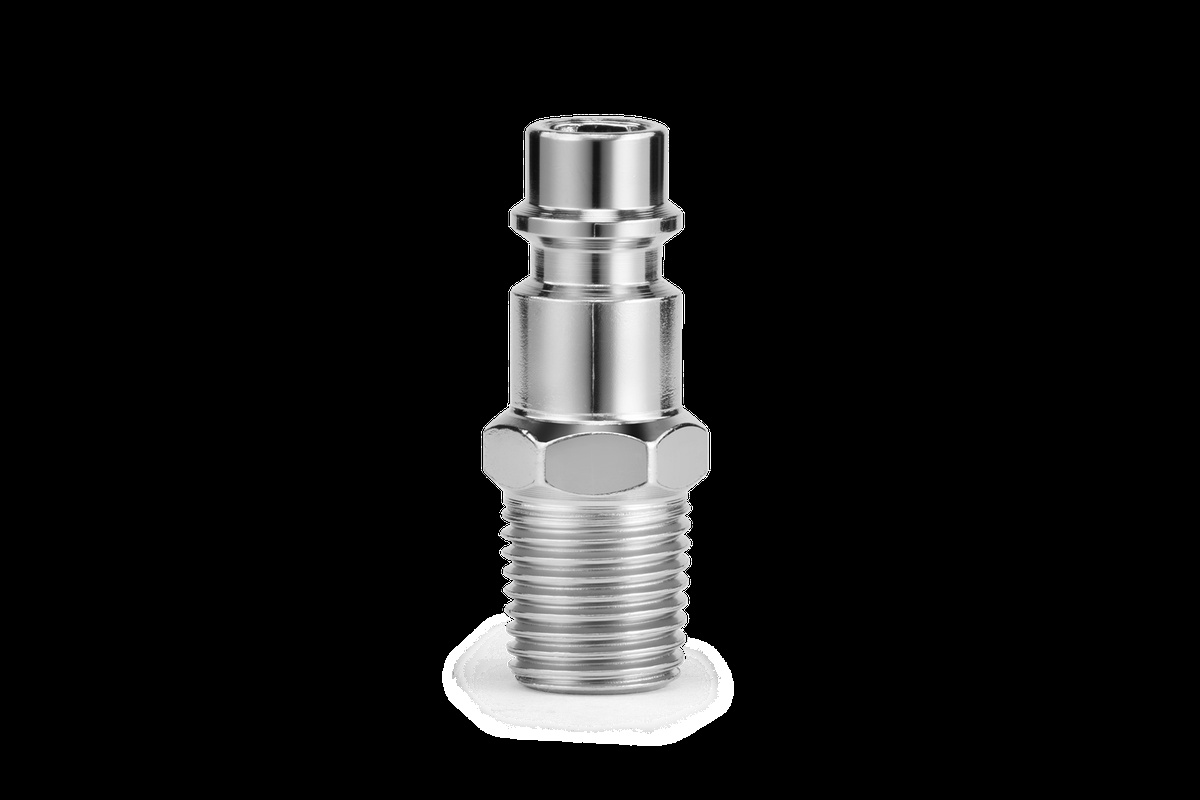 HBM Euro insteeknippel uitwendig 1/4 inch