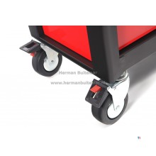 HBM Professional 283 stykke Deluxe Filled Tool Trolley RED