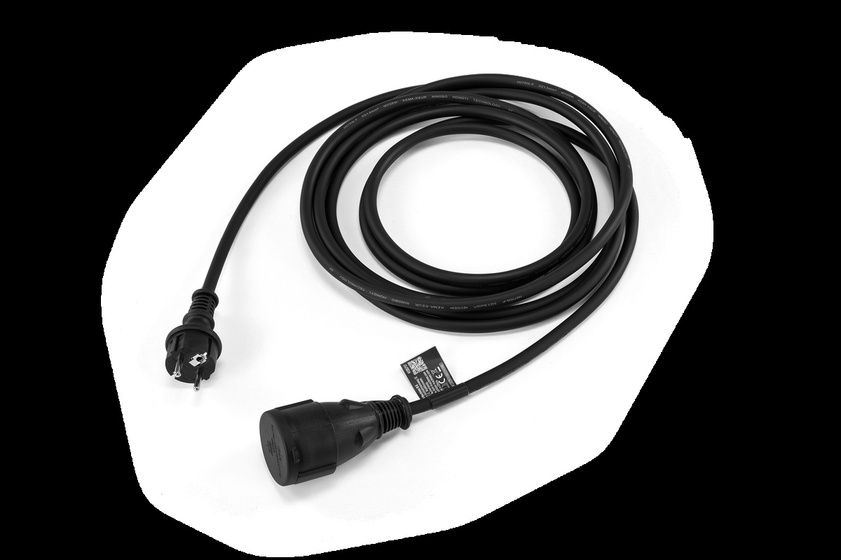 HBM forlængerledning H07RN-F 3G1.5mm² 1-voudig IP44 5m HBM forlængerledning H07RN-F 3G1.5mm² 1-voudig IP44 5m