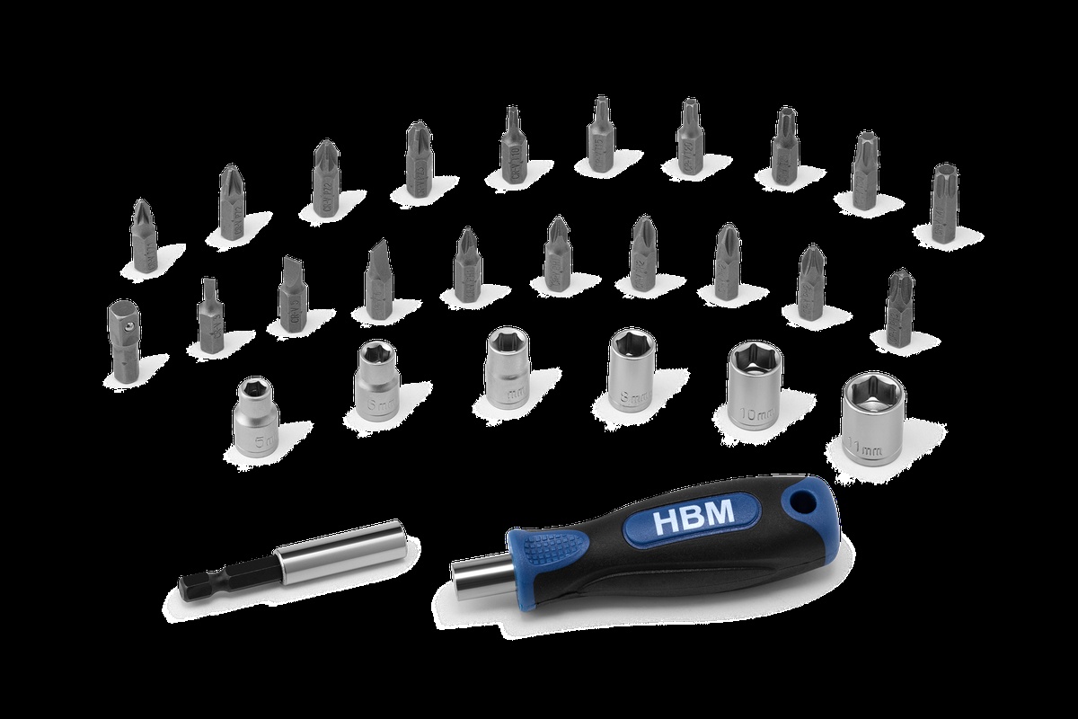 HBM bits- og topnøglesæt 28-delt HBM bits- og topnøglesæt 28-delt