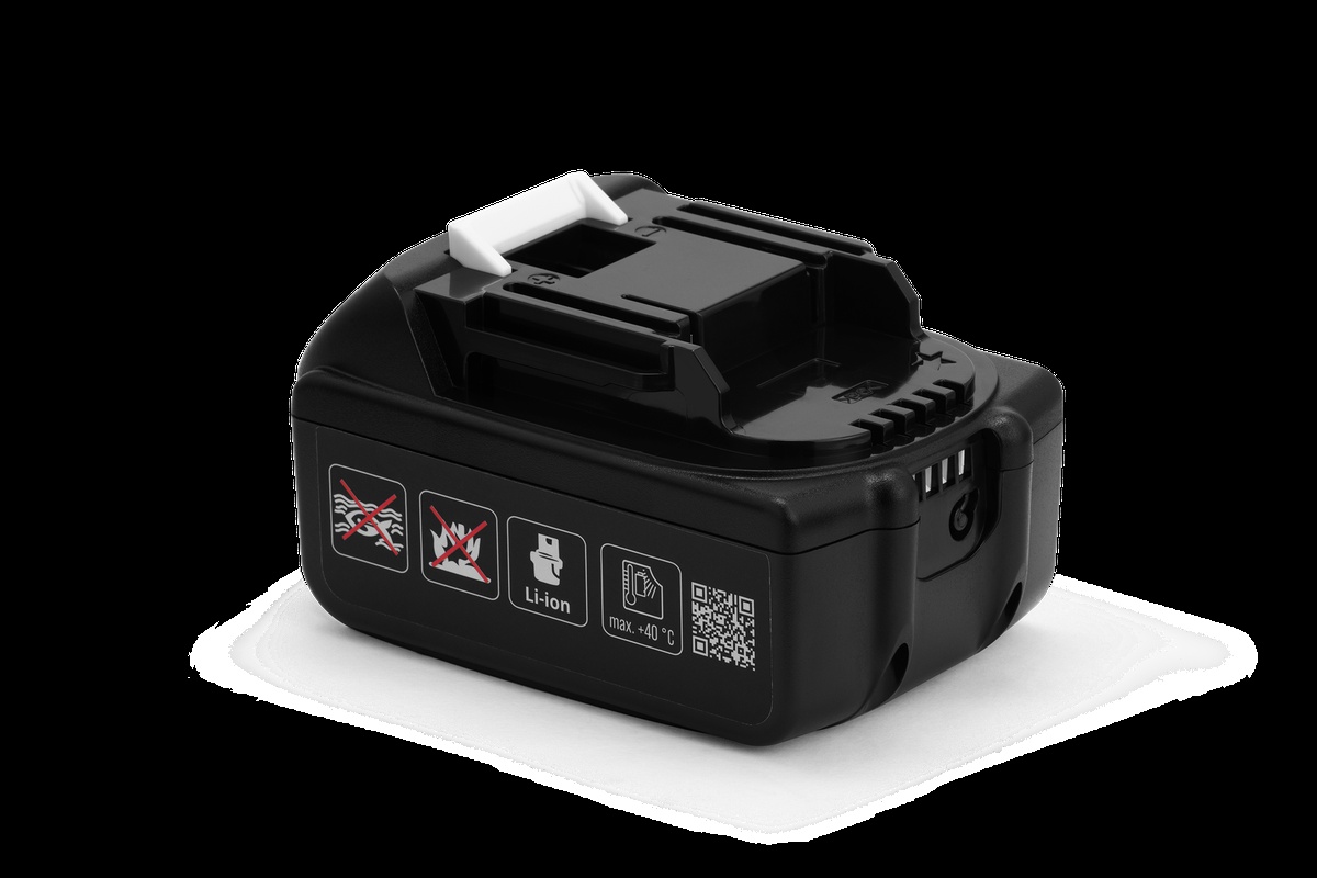 HBM batteri 18 Volt 4,0 Ah til omsnøringsapparat.