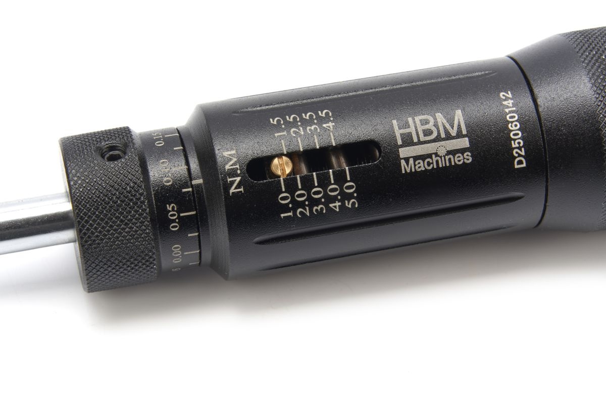 HBM moment-skruetrækker 1/4 inch. 1 - 5 Nm. HBM moment-skruetrækker 1/4 inch. 1 - 5 Nm.