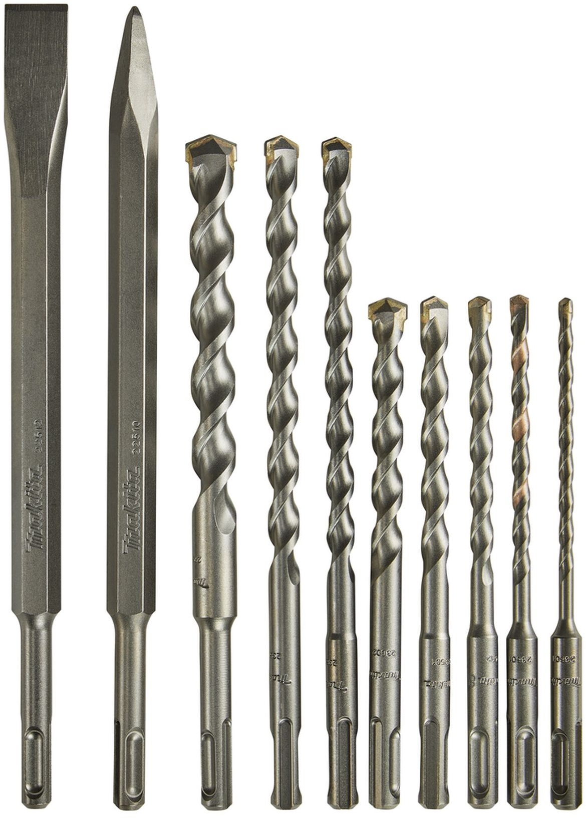 Makita betonbor-/mejselsæt 10 dele SDS+ D-71990