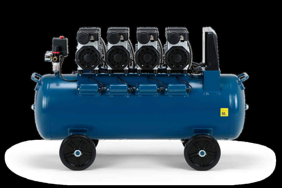 HBM lydsvag kompressor, 4PK, 120 liter.