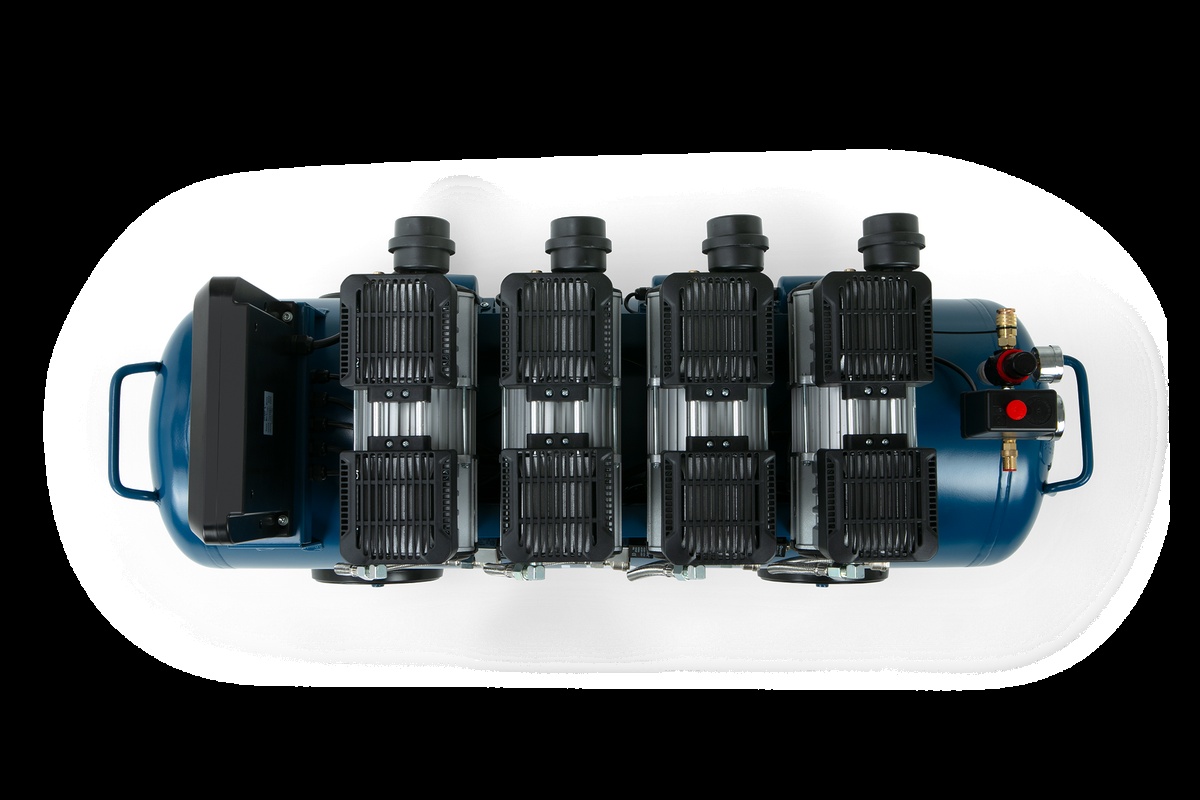 HBM lydsvag kompressor, 4PK, 120 liter.