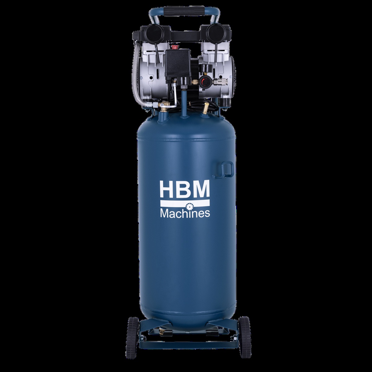 HBM vertikal stille kompressor, 50 liter. HBM vertikal stille kompressor, 50 liter.