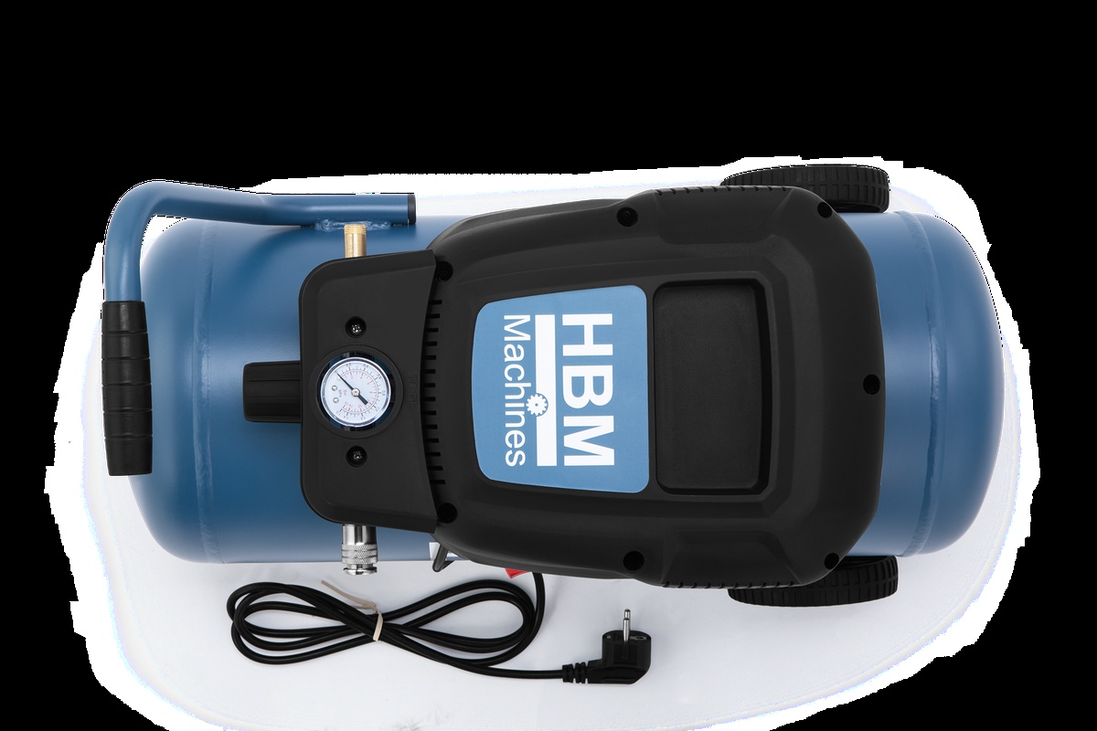 HBM oliefri kompressor 24 liter HBM oliefri kompressor 24 liter