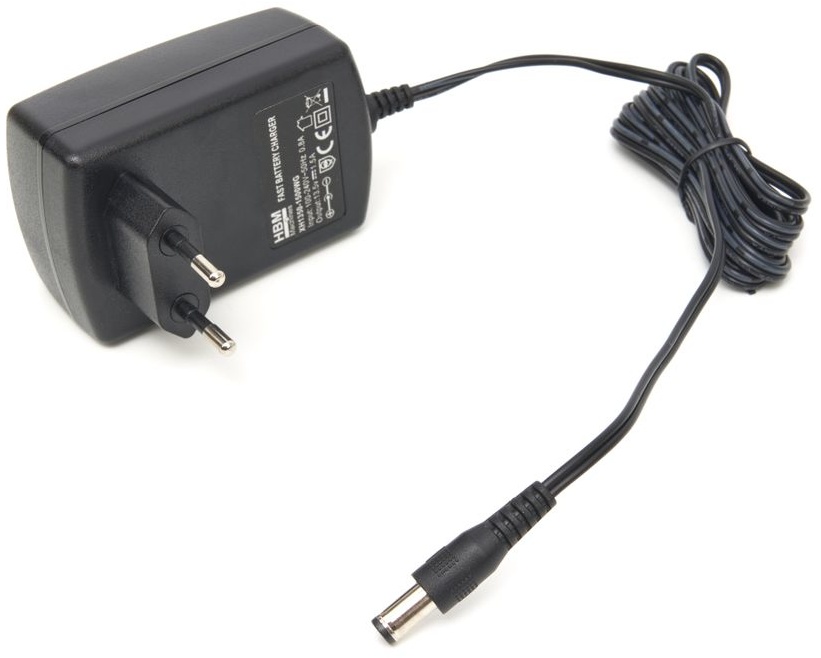 HBM batterilader til 12 Volt 2,0 Ah batteri AC10. HBM batterilader til 12 Volt 2,0 Ah batteri AC10.