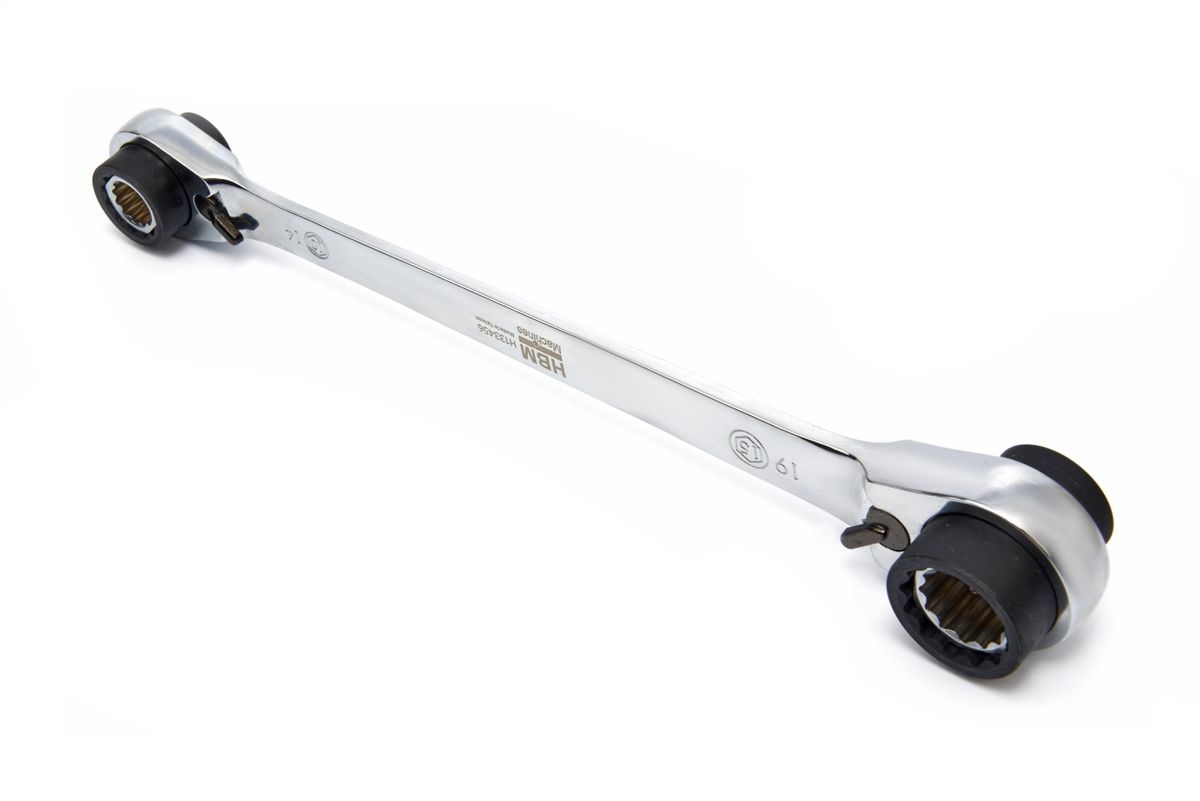 HBM vendbar skralde 8-i-1, 8 - 19 mm. HBM vendbar skralde 8-i-1, 8 - 19 mm.