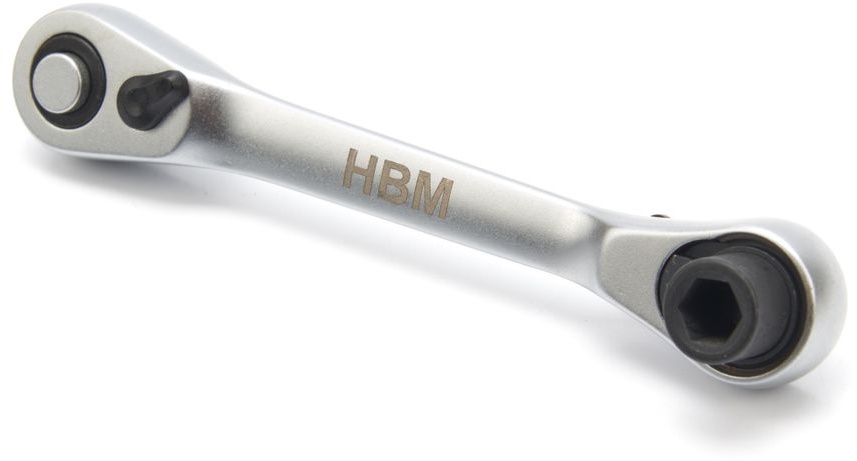 HBM skralde med 1/4 inch og HEX-holder HBM skralde med 1/4 inch og HEX-holder
