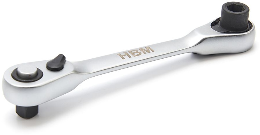 HBM skralde med 1/4 inch og HEX-holder HBM skralde med 1/4 inch og HEX-holder