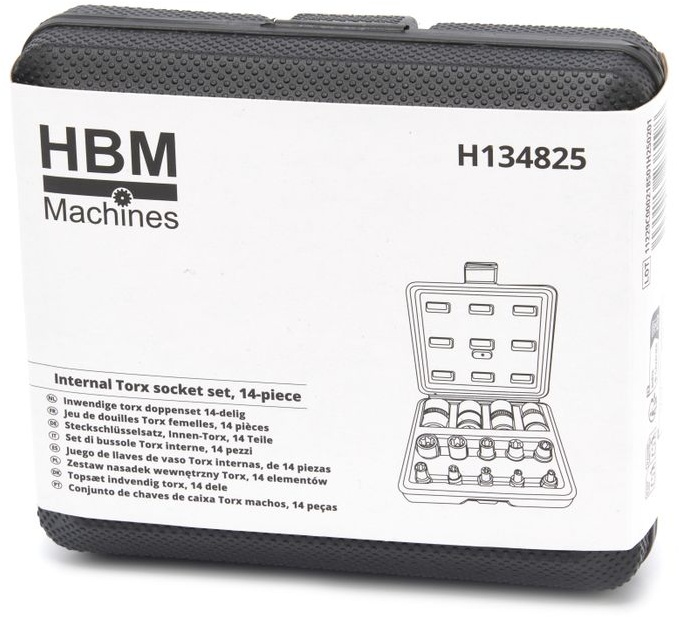 HBM indvendig torx topnøglesæt 14-delt. HBM indvendig torx topnøglesæt 14-delt.