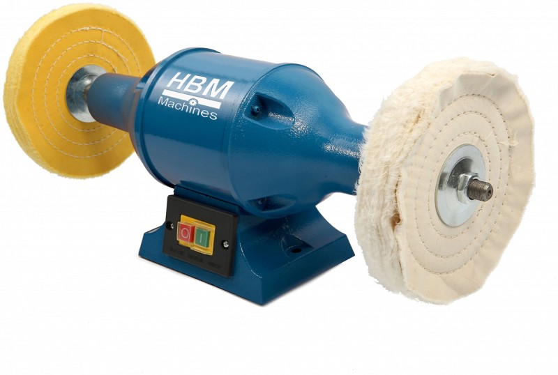 HBM 200 Polijstmachine 200 mm 750 W 230 V 2950 rpm - Blauw