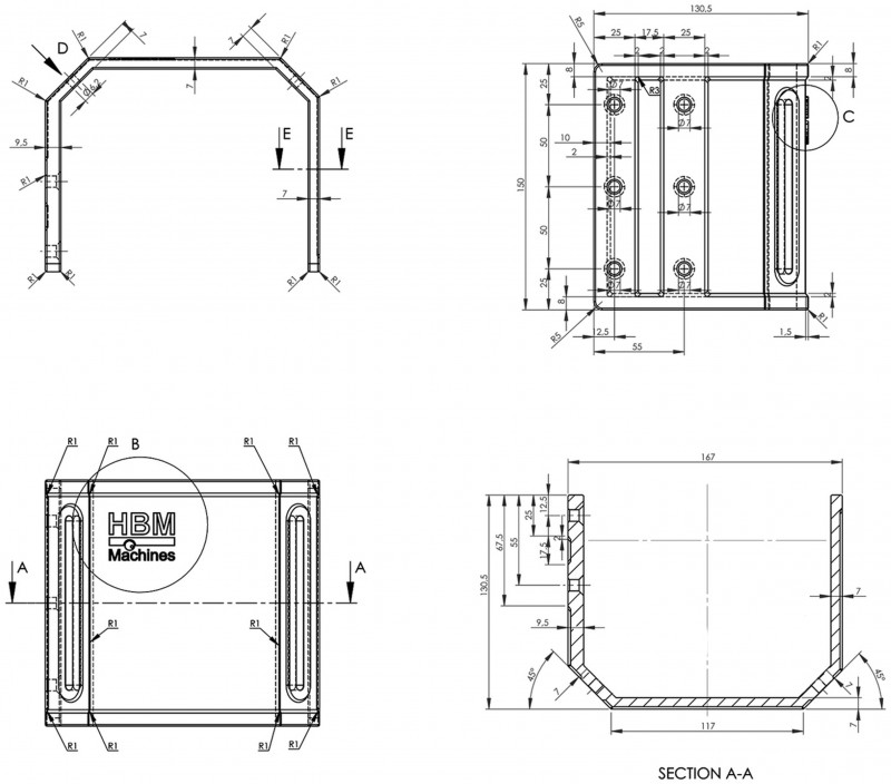 HBM Beschermkappen voor Boormachine en Freesmachine