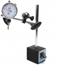 HBM Magneetklokstandaard met meetklok, 3-delig, millimeter, 21,5 x 23,1 x 7 cm